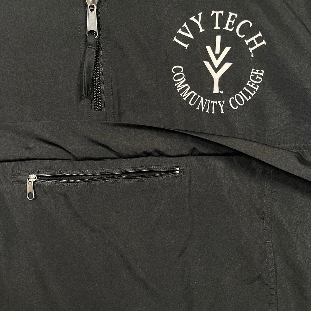 Champion Pullover Windbreaker Ivy Tech Community College Hooded‎ Jacket Small